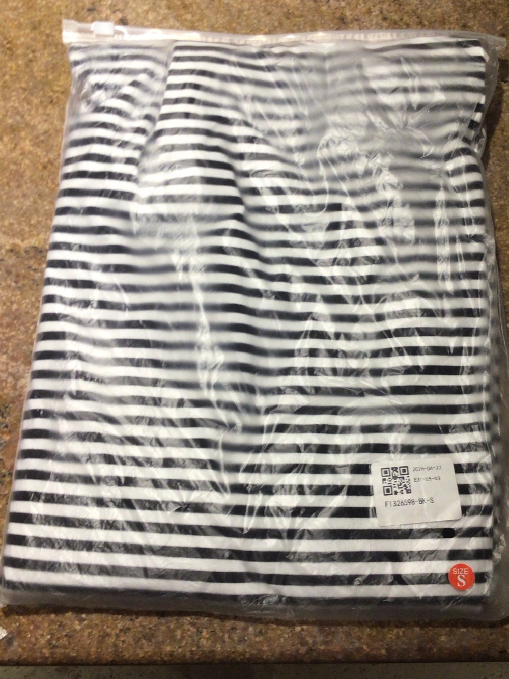 Black and White Striped Sleeveless Tank Pocket Dress with Built In Slip w/ Short